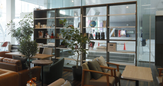 カフェの店内写真1